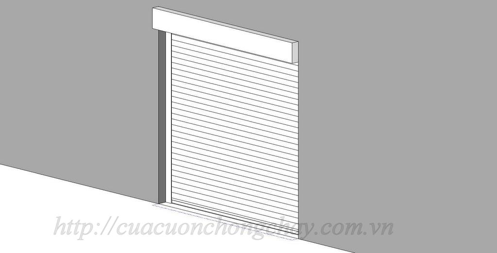cửa cuốn chống cháy 2 lớp
